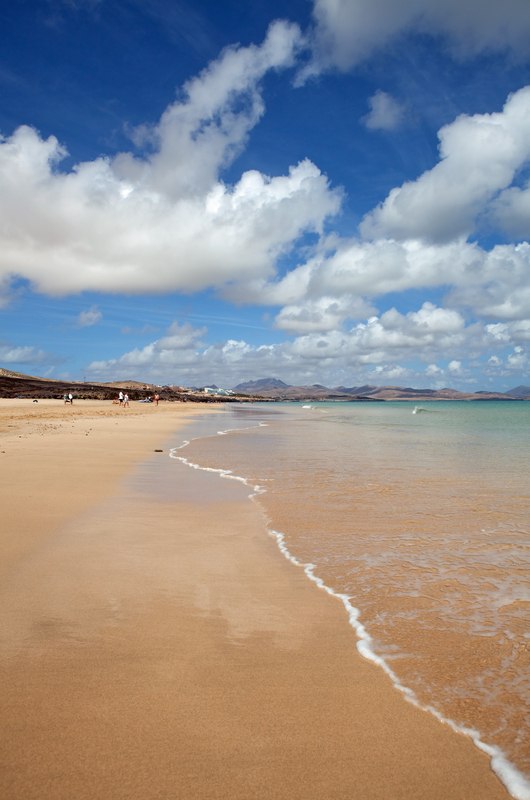Nydelig strandbilde fra Jandia på Fuerteventura.