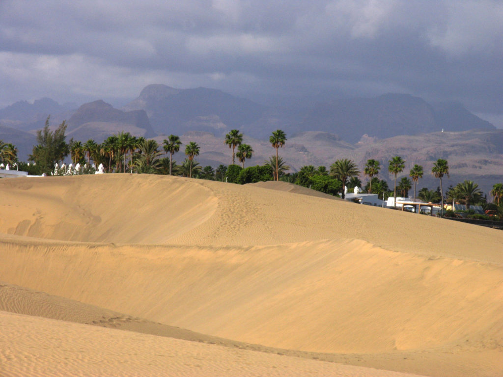 Ørkenen i Maspalomas. 