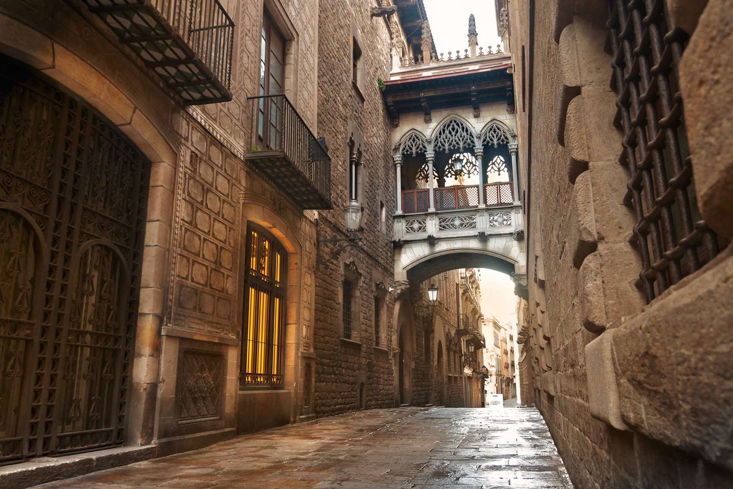 Det gotiske kvartal i Barcelona