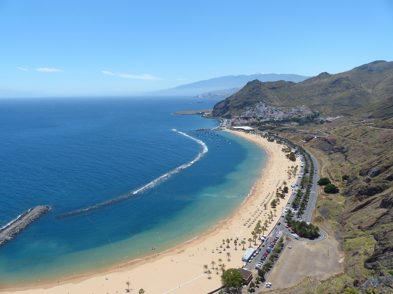 Playa de Las Teresitas, Tenerife, Kanariøyene