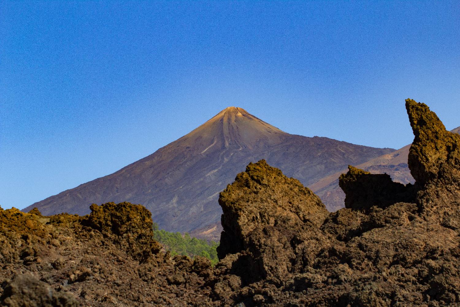Vulkanen og fjellet Teide på Tenerife